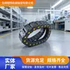 Fabricante Personalizado Ducto de Cable Silencioso de Alta Velocidad Cadena de Arrastre de Nylon Máquina Herramienta Tipo Puente Cadena de Tanque Completamente Cerrada
