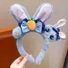 Diadema de Cabeza de Judy de Disney Diadema de Felpa de Conejo y Zanahoria Accesorios para el Cabello para Mujeres Foto en el Parque Zootopia
