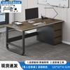 Escritorio Estación de personal Mesa de oficina moderna y sencilla Combinación de mesa y silla para personal Estación individual Mesa de computadora sencilla