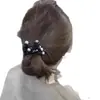 Estilo Coreano Pequeno Floral Babado Pérola Plissado Elástico de Cabelo High-End Corda Elástica para Cabelo Simples Elegante Headband Acessórios de Cabelo para Mulheres