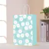 Bolsa de Regalo de Flores de Primavera Transfronteriza, Souvenir Exquisito con Estampado de Niña, Bolsa de Empaque de Regalo para Boda y Cumpleaños