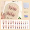Armadura para llevar en la mano Libro Rojo TikTok Explosiones Parche de Uñas Postizas Estéreo Fototerapia 24 Uñas Postizas con Armadura