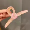 Pin de Pinza de Tiburón de Mezclilla con Lazo Simple Estilo Ins Coreano para Mujer 2025 Nuevo Pinza para el Cabello de Gama Alta Dongdaemun