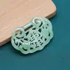 Resina Imitação Xiuyu Pingente Vazado Charme Artesanal DIY Yingluo Fechadura Acessórios Estilo Antigo Hanfu Yingluo Acessórios