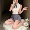 Lingerie Sexy Pijamas Sexy Uniforme JK Bonito Estudante Desgaste Campus Estilo Cos Empregada Doméstica Puro Desejo Quarto Privado Conjunto de Humor