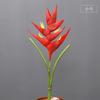 Adornos de Decoración de Sala de Estar para Interiores Flor de Pájaro de Agujero Grande Simulada de Gama Alta Flor Artificial de Plástico Flor de Pavo Real Artificial para Boda