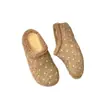 Birkenstock de Sola Grossa com Elevação Interna, Chinelos de Pelo Femininos, Para Uso Externo, Novo Estilo 2026, Inverno, Aconchegantes com Pelúcia, Chinelos de Algodão Fechados