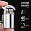 Llavero Colgante Rueda de Amolar Encendedor de Queroseno Moda Único Vintage Retro Portátil Mini Encendedor de Queroseno Nuevo
