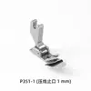 Máquina de Coser Plana Computarizada P351, Prensatelas Anti-Planchado, Prensatelas Plegable Hacia Abajo, Prensatelas para Dobladillo, Prensatelas para Puntada de Pespunte, Máquina de Coser Industrial