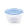 Lancheira, recipiente para levar comida rápida, embalagem descartável redonda para levar, apta para micro-ondas, tigela descartável para almoço, caixa prática para fast food