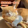 Juguete de pez simulado para gatos, Juguete de lona de felpa, Juguete para gatos con hierba gatera, Juguete duradero de cáñamo para afilar los dientes, Suministros para mascotas