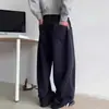 Pantalones deportivos de estilo vintage con dobladillo curvo, nuevos, versátiles, con efecto degradado para hombre, para primavera y otoño, holgados, de pierna ancha, marca de moda, pantalones tipo banana geniales y elegantes