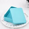 Caja de hojalata rectangular de 12 x 9 x 4 cm, caja de regalo para dulces, caja de almacenamiento, caja de tarjeta mágica, embalaje de metal