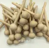 Venda Direta de Fábrica de Palitos de Fósforo de Madeira Maciça, Acessórios para Painel de Pegboard, Palitos Redondos de Madeira para Fósforos, Palitos de Fósforo de Madeira, Bolas Redondas de Madeira Maciça