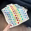 Bufanda de Seda de Nuevo Estilo para Mujer, Moderna y Versátil, Pañuelo Cuadrado de 70 cm, Bufanda para el Cuello Estilo Coreano, Pañuelo Retro para Primavera y Otoño, Pañuelo para la Cabeza