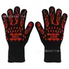 Guantes Retardantes de Llama, Resistentes al Fuego, Resistentes a Altas Temperaturas hasta 800 Grados, Para Barbacoa BBQ, Horno de Microondas, Horneado, Guantes de Silicona Aislantes del Calor Anti-Escaldaduras