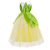 Ins Disfraz de Actuación para Niños de Halloween Campanita Príncipe Rana Princesa Rana Princesa Tiana Vestido de Princesa Tiana