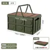 Caja de Almacenamiento para Camping Caja de Almacenamiento para Exteriores Plegable para Coche Caja Plegable para Exteriores Portátil Mesa Pequeña para Picnic Equipo Estilo Camping Suministros