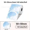 Papel Térmico de Etiqueta Colorido con Gradiente Creativo Phomemo M110 Transfronterizo Autoadhesivo Papel Térmico Venta al Por Mayor