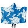 Manta con Capucha de Franela Personalizada, Manto Chal con Estampado Navideño para Adultos, Manta Gruesa Perezosa de Halloween
