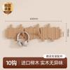 Perchero de Pared para Llaves de Piano de Madera Maciza Gancho para Ropa Colgante de Pared para Dormitorio Entrada Puerta Trasera Almacenamiento Perchero sin Perforaciones