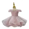 Día del Niño Vestido para Niñas Disfraz de Presentación Cumpleaños Infantil Vestido de Princesa Vestido de Verano Vestido de Dama de Honor