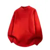 Comercio Exterior 2026 Invierno Nuevo Suéter de Punto Holgado de Cuello Medio Alto para Hombre Moda Juvenil Casual Capa Base