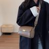 Bolso de cadena con textura de lujo ligero, patrón de lichi, correa ancha para el hombro para mujer, nuevo modelo de moda 2023, bandolera de hombro para el antebrazo para el trabajo