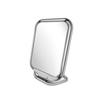 Espejo Plegable Galvanizado Espejo de Maquillaje para Dormitorio Espejo con Mango de Doble Cara Salón de Belleza Espejo Redondo Ovalado Cuadrado 19601