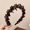 Acessório de cabelo tiara retrô fofo, tiara infantil de alta qualidade estilo Hong Kong, presilha de cabelo versátil para mulheres