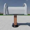 Outdoor Plastic Wood Fitness Equipment Set Idosos Esportes Comunidade Parque ao ar livre Praça Fitness Caminho Walking Machine