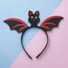 Diademas Decorativas de Halloween para Niños de Venta Caliente Transfronteriza Diademas de Alas de Murciélago Accesorios de Sombrerería para Disfraces de Fiesta de Halloween
