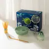 Set de Regalo Transfronterizo: Set de Matcha, Utensilios de Matcha, Batidor de Matcha para Ceremonia del Té, Cuchara para Té, Revendedor de Té para Uso Doméstico