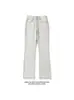 Pantalones con Estilo Streetwear Americano Jeans Lavados Retro Desgastados Hombres y Mujeres Nuevo Estilo Adelgazantes Canalla Genial Micro Acampanados Pierna Recta Pantalones Largos