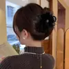 Pluma arco espalda cabeza alta gama grande tiburón otoño e invierno pinza para el pelo pinza clip volumen del cabello placa pinza para el pelo tocado