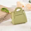 Mini monedero, Porta llaves de coche, Bolso de mano pequeño, Llavero, Billetera pequeña de cuero PU, Colgante