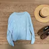 Nuevo suéter de punto hecho a mano de lana + mohair para otoño, estilo suave tridimensional, abrigo tipo suéter al por mayor