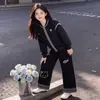 Conjunto de Dos Piezas para Niñas de Primavera y Otoño: Chaqueta de Béisbol de Manga Larga y Pantalones con Diseño Elegante