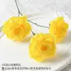 Rosa Artificial com Três Flores, Rosa de Diamante para Decoração de Casamento, Salão de Casamento, Exposição em Shopping, Parede de Flores Cascata da Moda, Flores Artificiais
