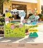 Decoração de cena de abertura para escola primária e jardim de infância, atividades de sala de aula que melhoram a atmosfera, decoração para sessão de fotos, painel KT para exibição