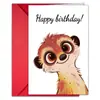 Combinación de Tarjeta de Felicitación de Cumpleaños de Tamaño Grande Nueva Transfronteriza con Sobre Ilustración de Animal Lindo Tarjeta de Regalo de Cumpleaños Tarjeta de Invitación