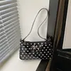 Bolsa simples de axila para mulheres, nova bolsa de ombro da moda de bolinhas 2026, bolsa de mão bordada para o dia a dia, bolsa tote personalizada