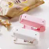 Mini selladora portátil máquina selladora de plástico para alimentos máquina selladora de bolsas de plástico para snacks máquina selladora de calor de presión manual para el hogar W5100