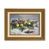 Xiyin TEME Suministro Transfronterizo Marco Retro Monet Floral Fruta Naturaleza Muerta Pintura Sala de Estar Comedor Vestíbulo Arte de Pared Decorativo