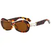 Gafas de sol con montura ovalada nuevas 2022 moda europea y americana cierre en bolsa gafas de sol con montura de flor gafas de moda retro para mujer