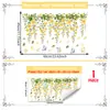 Suministro Exclusivo Transfronterizo de Pegatinas Electrostáticas Florales de Primavera Personalizadas para Decoración de Vidrio de Ventana, Pegatinas Electrostáticas de Vidrio Visibles por Ambos Lados