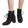 Botas Talla 2023 Estilo Nuevo Botines Cortos Plata Transfronterizo Clásico para Mujer Cruz Roja Transfronterizo Clásico para Mujer Adulto Pedir