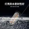 Luz Parpadeante para Parrilla 12V-36V Camión Parrilla LED de Alto Brillo Control Remoto Luz Amarilla Pequeña Camión Universal