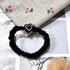 Nueva diadema marrón leche Dongdaemun, tocado de niña tejido de una sola cuenta, elástico, duradero, con cara sonriente y anillo para el cabello.