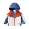 Jaqueta Infantil Jingqi Primavera e Outono 2025 Nova Roupa de Outono para Crianças Jaquetas Tops para Meninos e Meninas Roupas Infantis